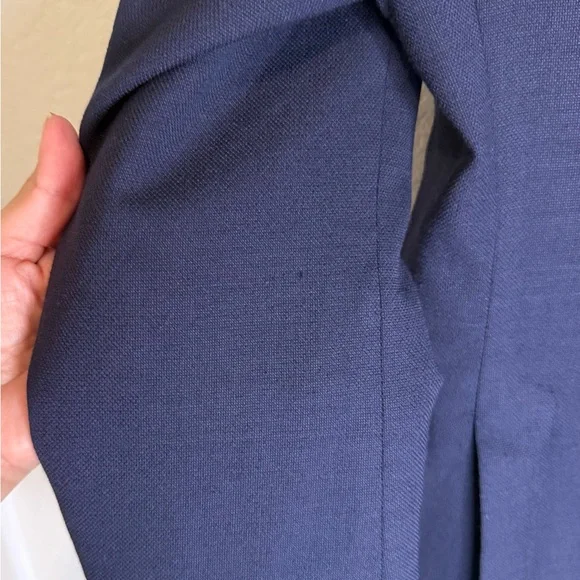SUITSUPPLY Havana Patch UL suit jacket Men's 40s Wool Stretch Navy Blue